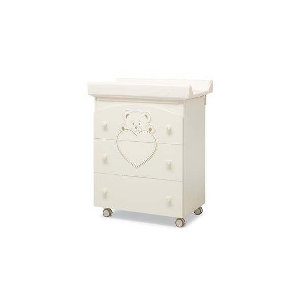 Детская комната Erbesi серия Cucciolo Пеленальный комод Cucciolo Ivory (слоновая кость)