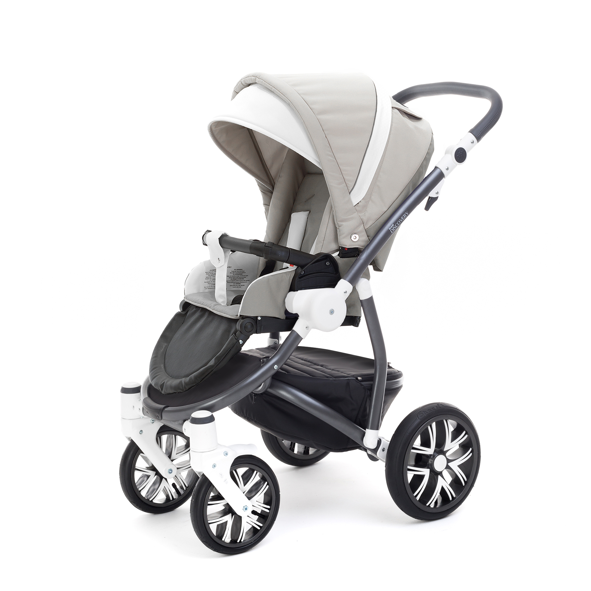 Прогулочная коляска Esspero Grand Discovery (шасси Graphite White) Vanila