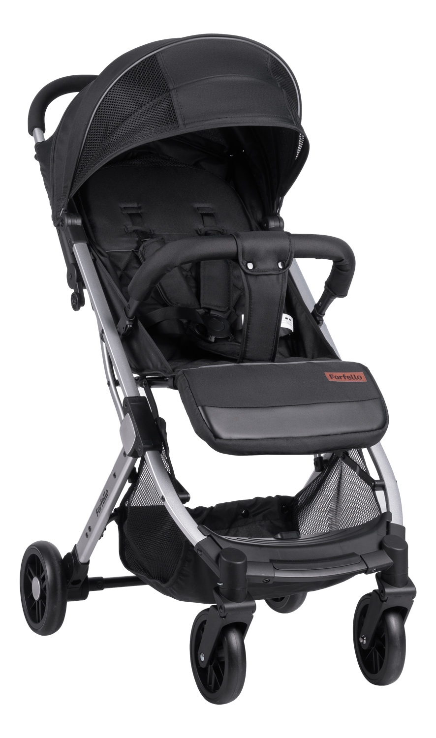 Прогулочная коляска Farfello Comfy Go Black Черный