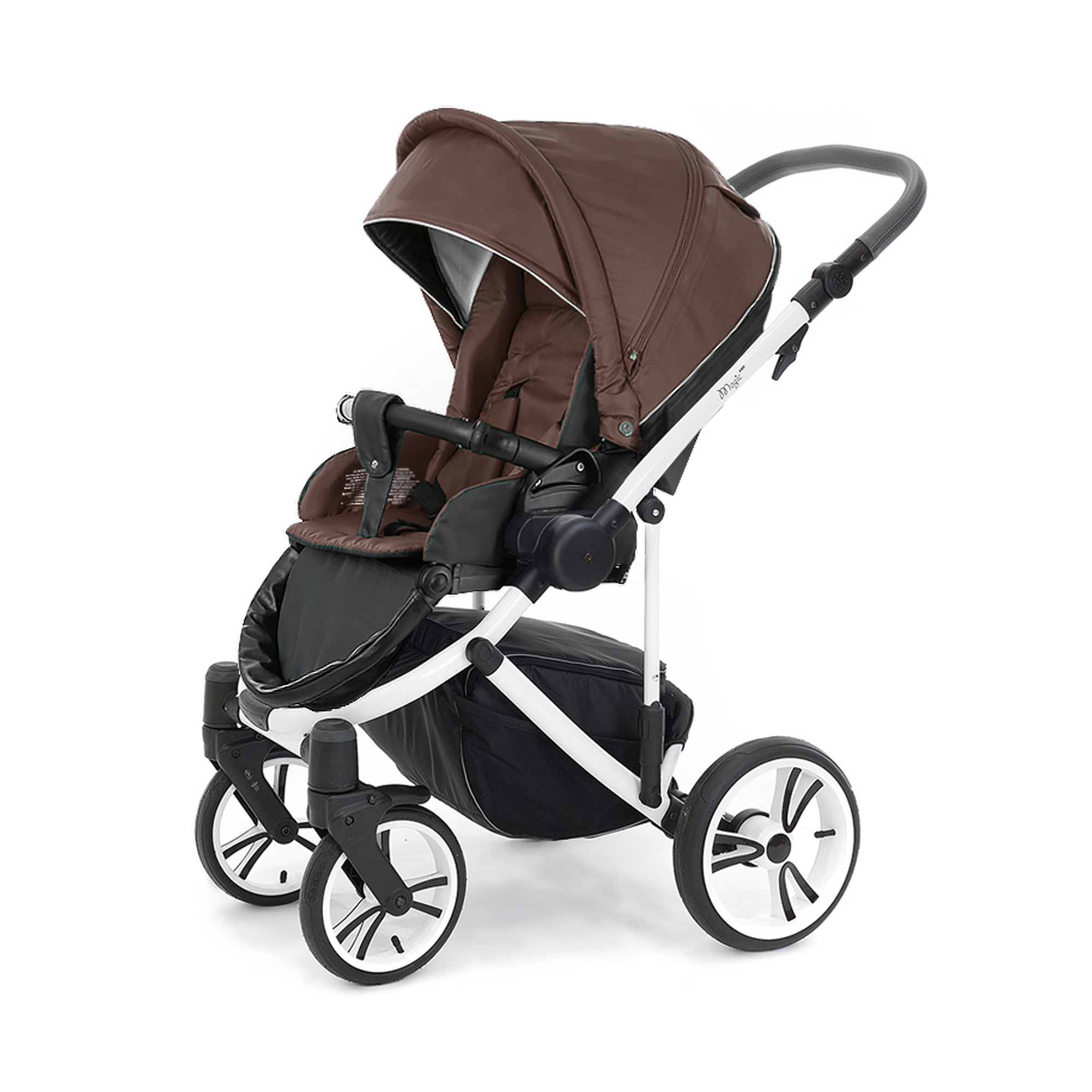Прогулочная коляска Esspero Magic Pro Alu (шасси White) Brown