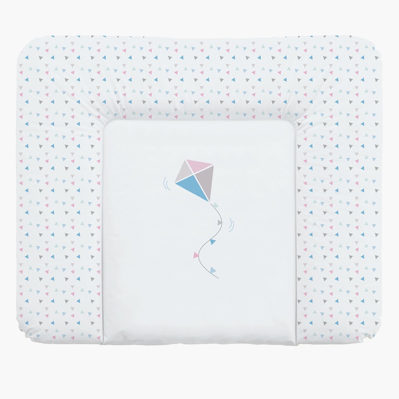 Пеленальный матрас мягкий Ceba Baby 70х85 Kite Blue/Pink