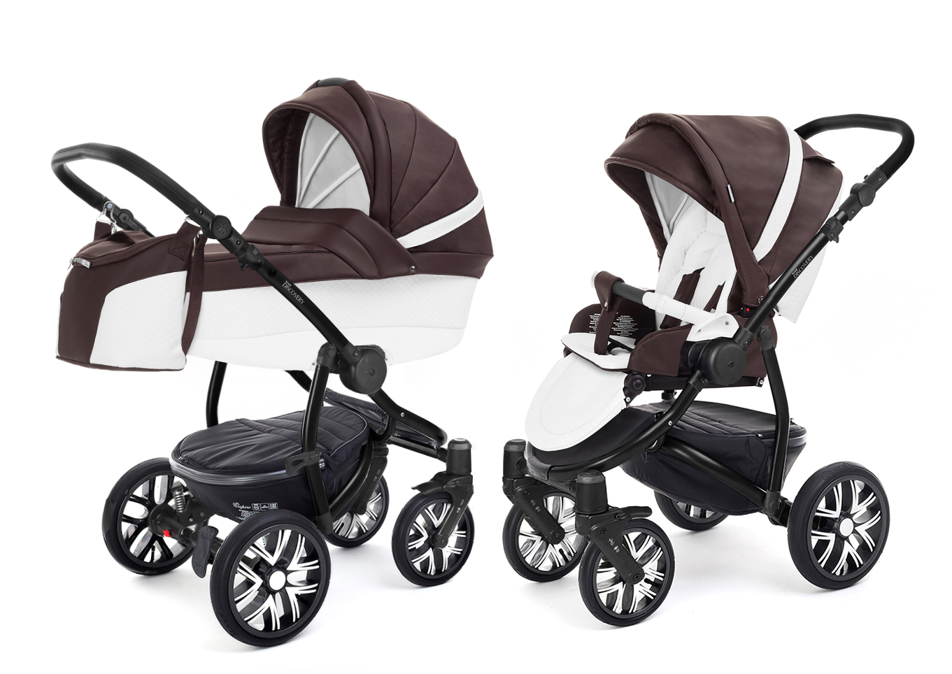 Коляска 2 в 1 Esspero Grand Discovery (шасси Black) Nappa Brown