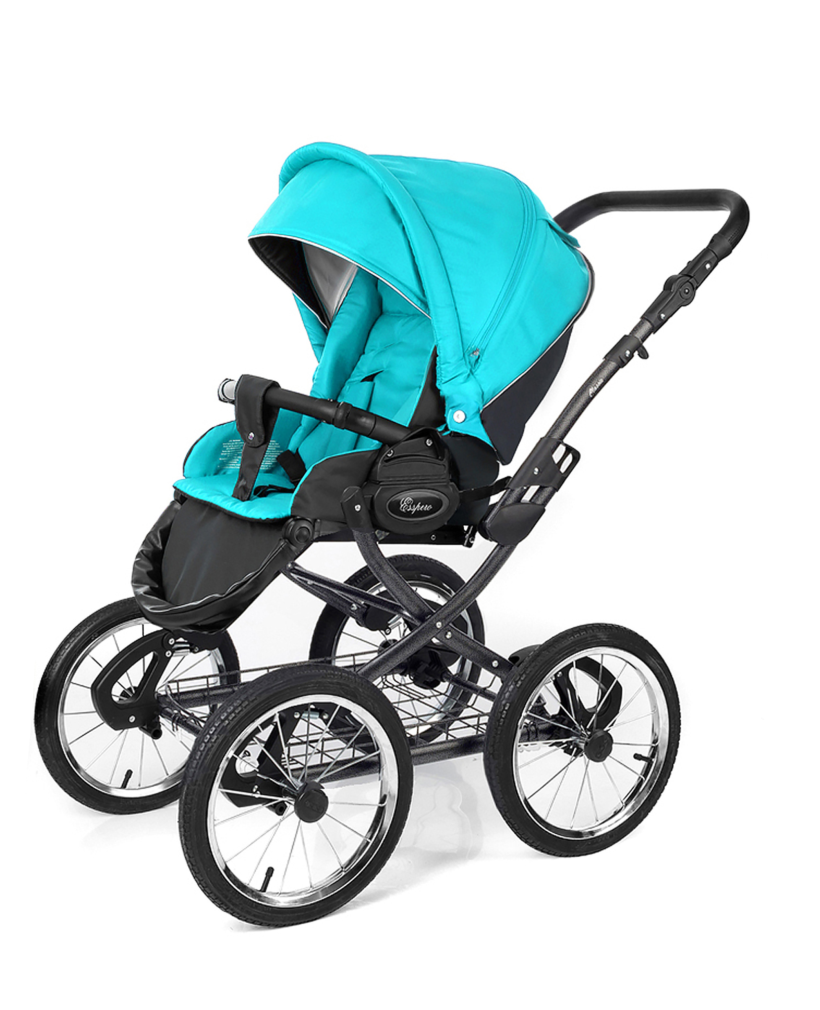 Прогулочная коляска Esspero Classic Alu (шасси Graphite) Aqua