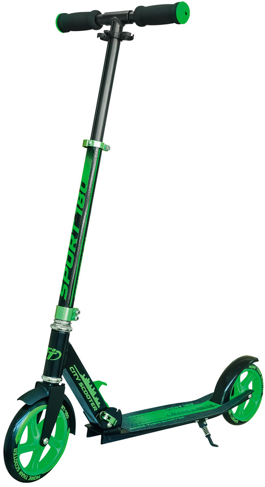 Самокат TechTeam TT-180 Sport зеленый-черный