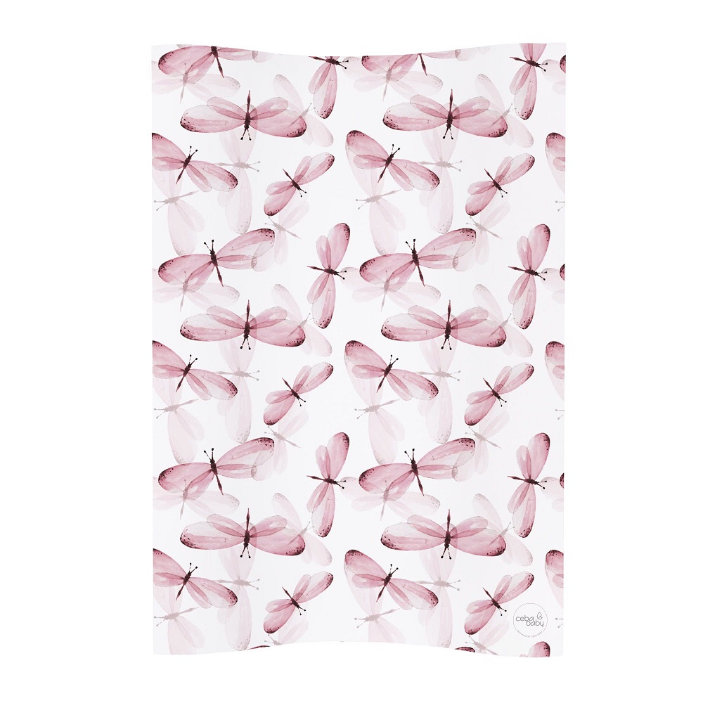 Пеленальный матрасик Ceba Baby W-104, 70 см мягкий без изголовья Flora & Fauna Libelula W-104-099-543