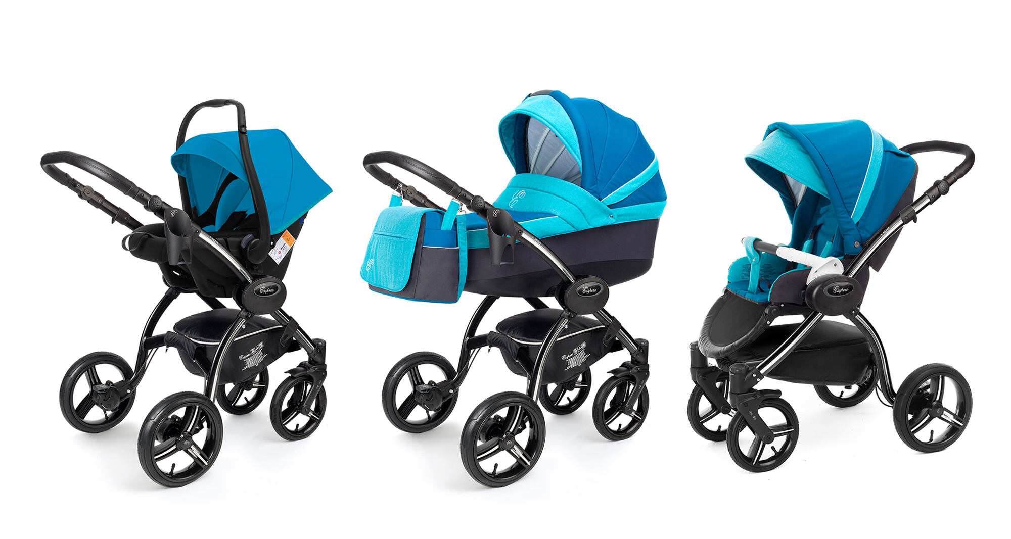 Коляска 3 в 1 Esspero Grand I-Nova (шасси Black) Breeze