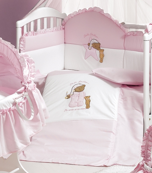 Постельный комплект Roman Baby STELLA STELLINA 5 предметов Pink (Розовый)