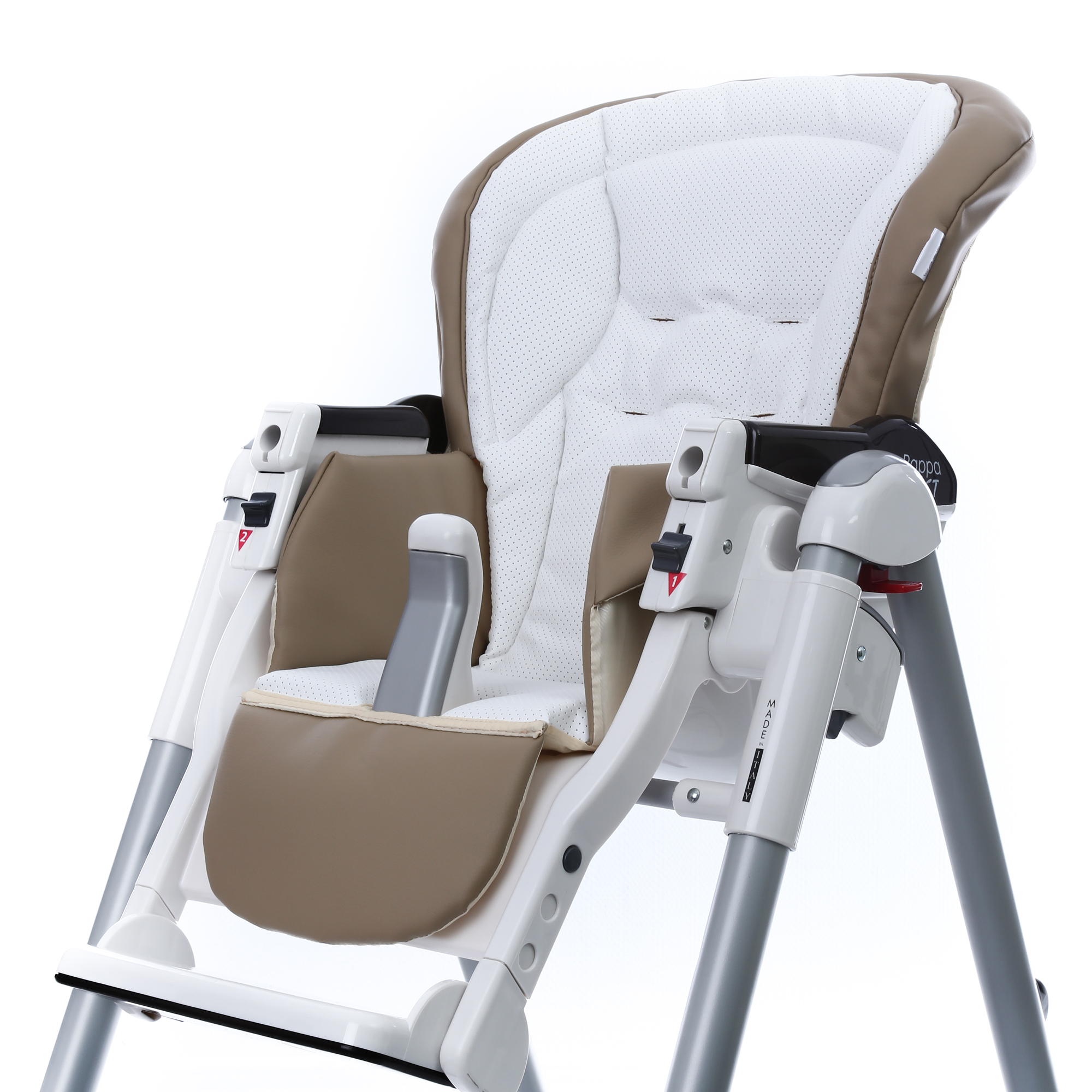 Чехол сидения Esspero Sport к стульчику для кормления Peg-Perego Best Beige/White