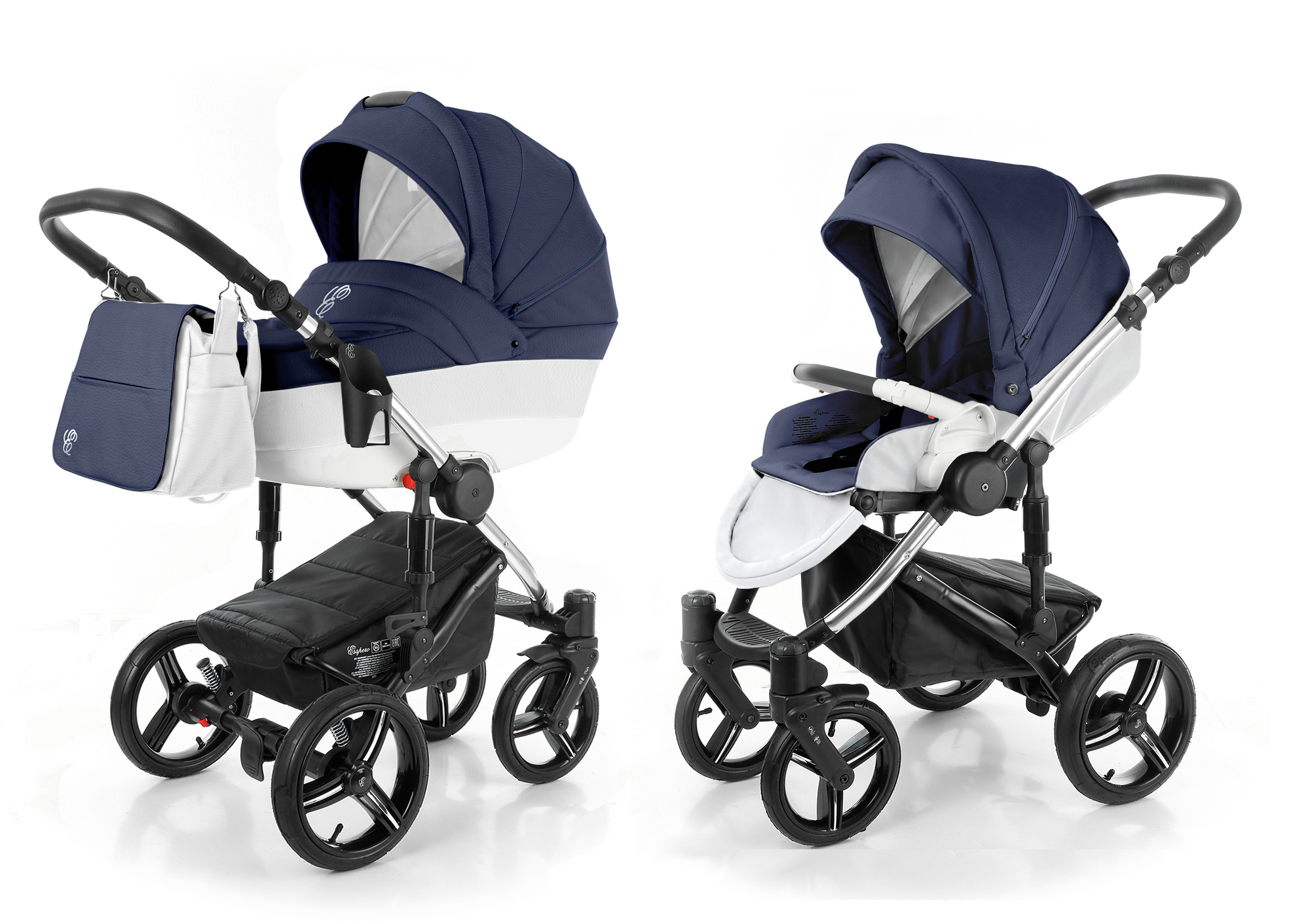 Коляска 2 в 1 Esspero Grand Magic (шасси Chrome) Mar leatherette