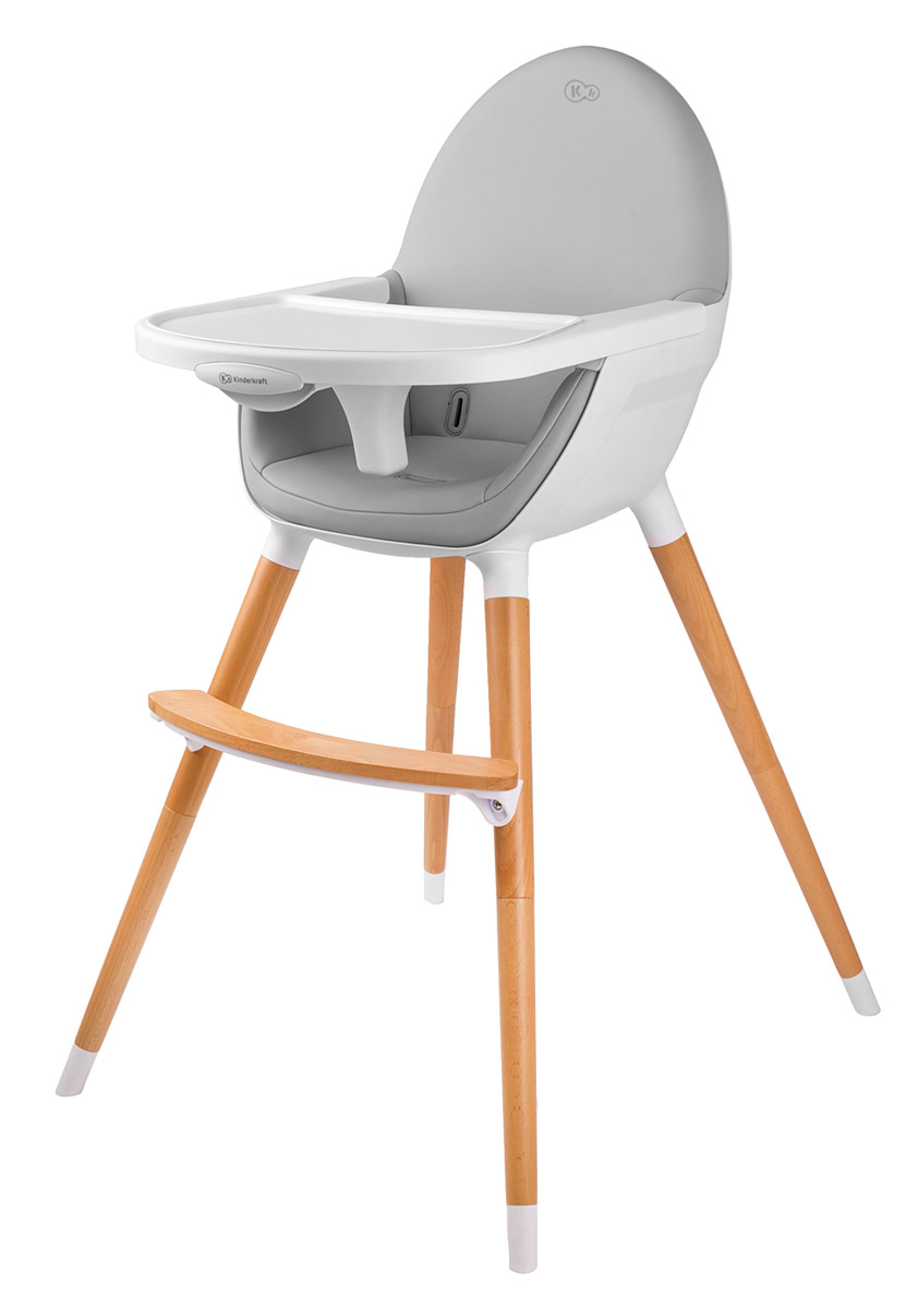 Cтульчик для кормления KinderKraft Fini grey