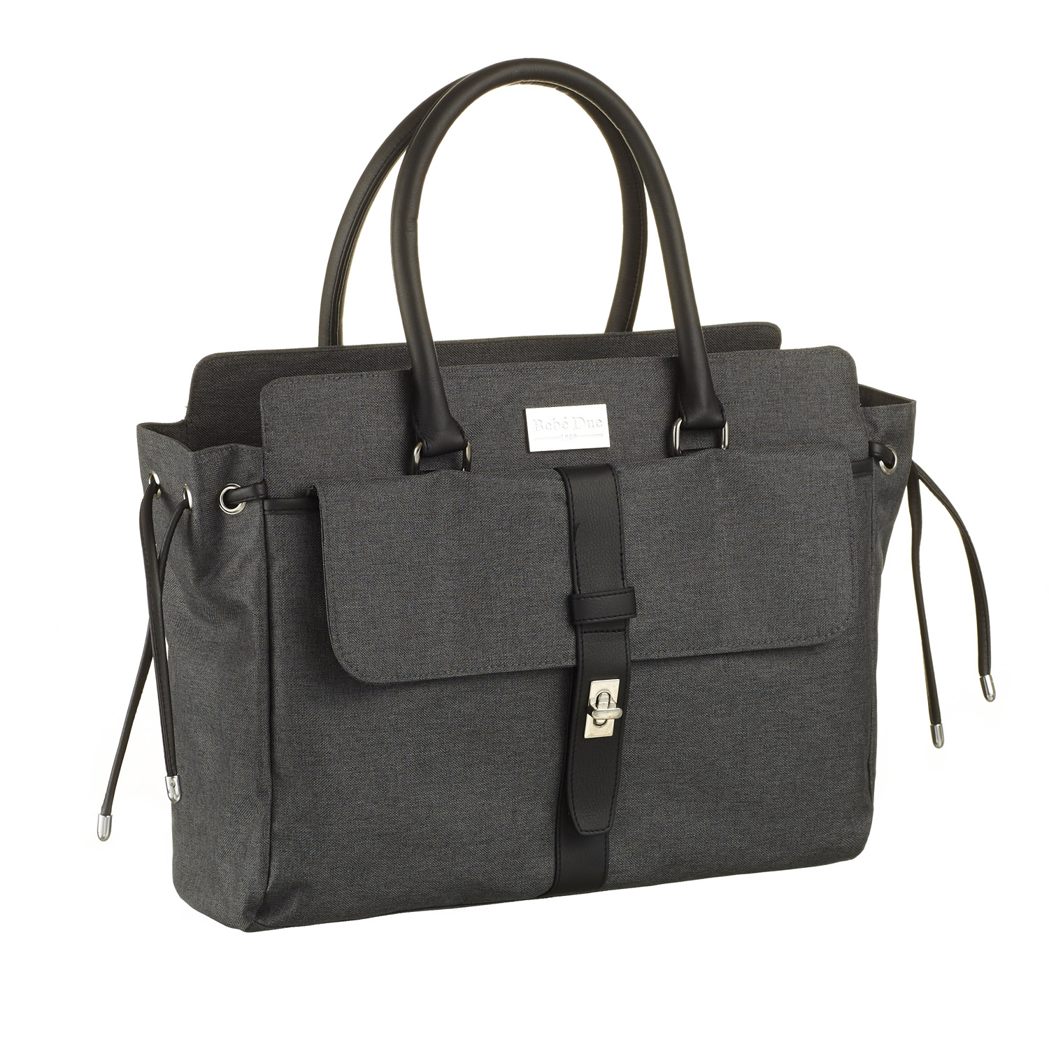 Сумка для мамы близнецов Bebe Due Lisbon Marengo Grey