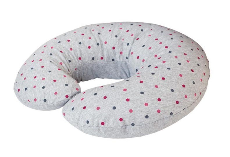 Подушка для кормления Ceba Baby Physio Mini трикотажная Grey Dots