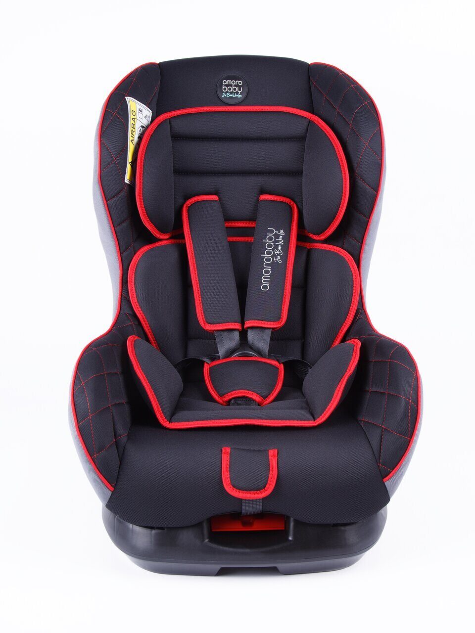 Автокресло Amarobaby Safety Черный/Красный