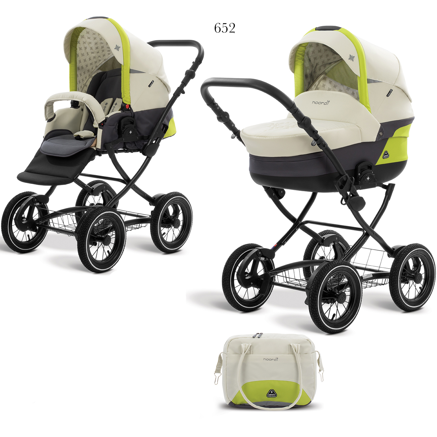Коляска 2 в 1 Noordi Polaris Classic 652