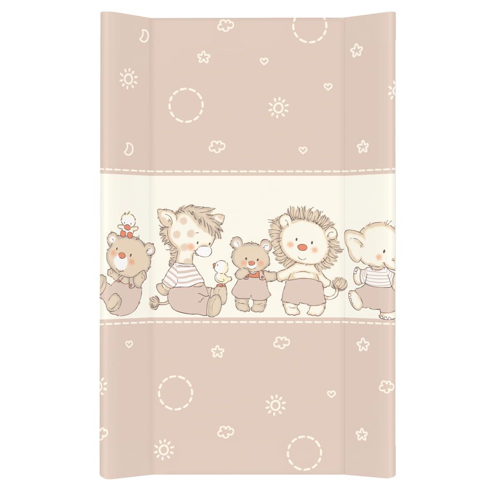 Матрац пеленальный Ceba Baby 70 см без изголовья на кровать 120*60 см Ducklings brown