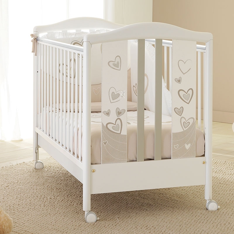 Детская комната Pali My Love Детская кроватка Pali My Love White Grey