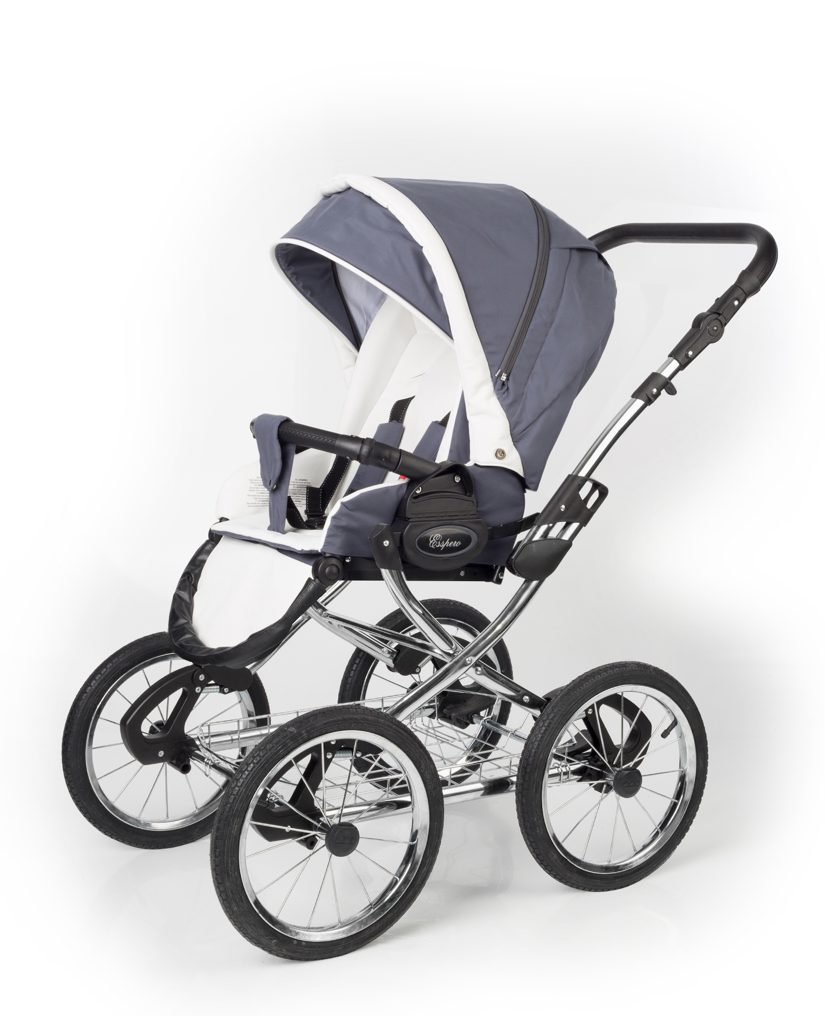 Прогулочная коляска Esspero Classic (шасси Chrome) Grey Lux