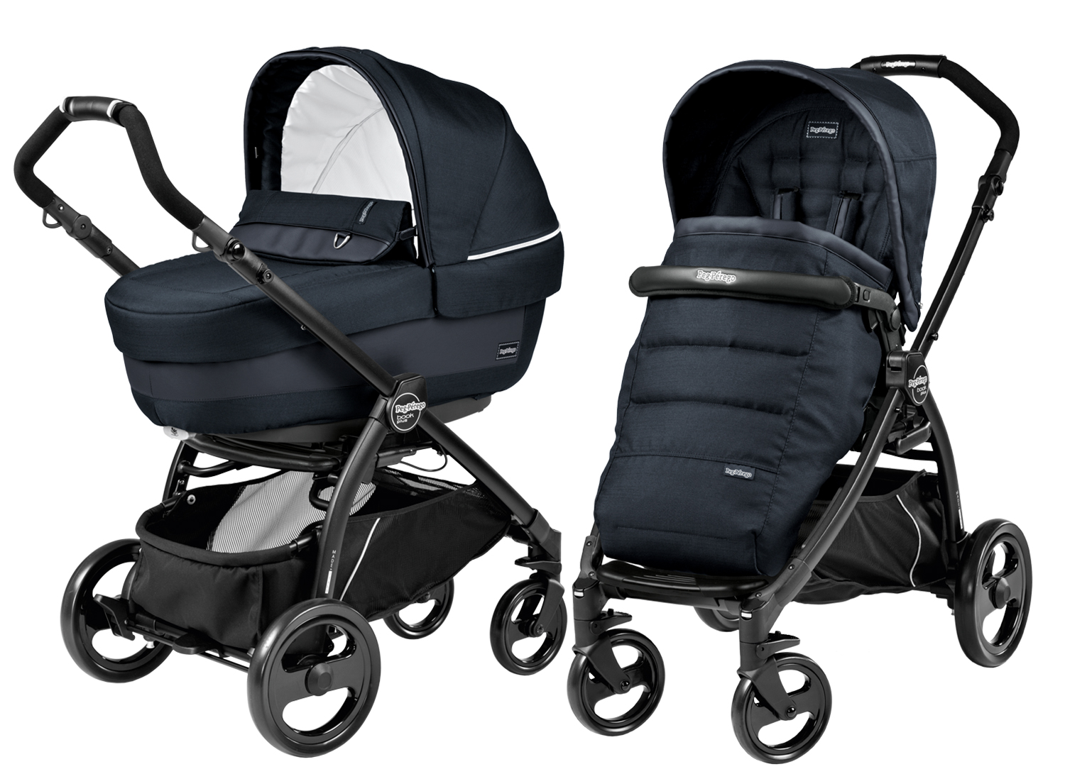 Коляска 2 в 1 Peg Perego Book Plus Elite Modular Luxe Bluenight