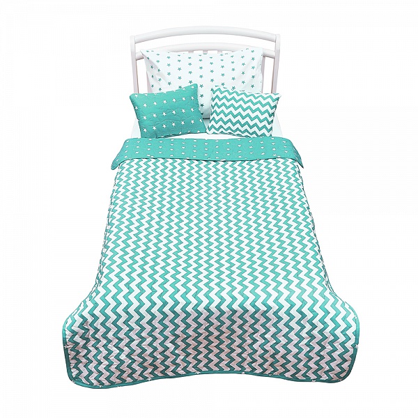 Покрывало Giovanni Z- Kids с декоративными подушками 170*110 MINT