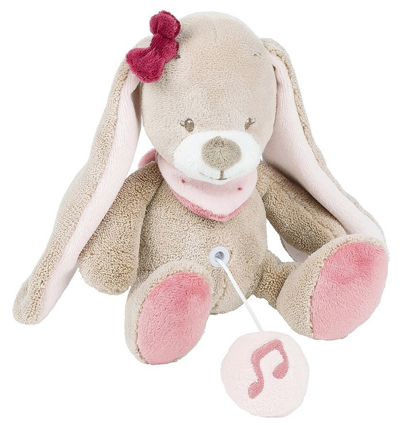 Мягкая музыкальная игрушка Nattou Soft Toy Mini Nina, Jade Lili Кролик 987080