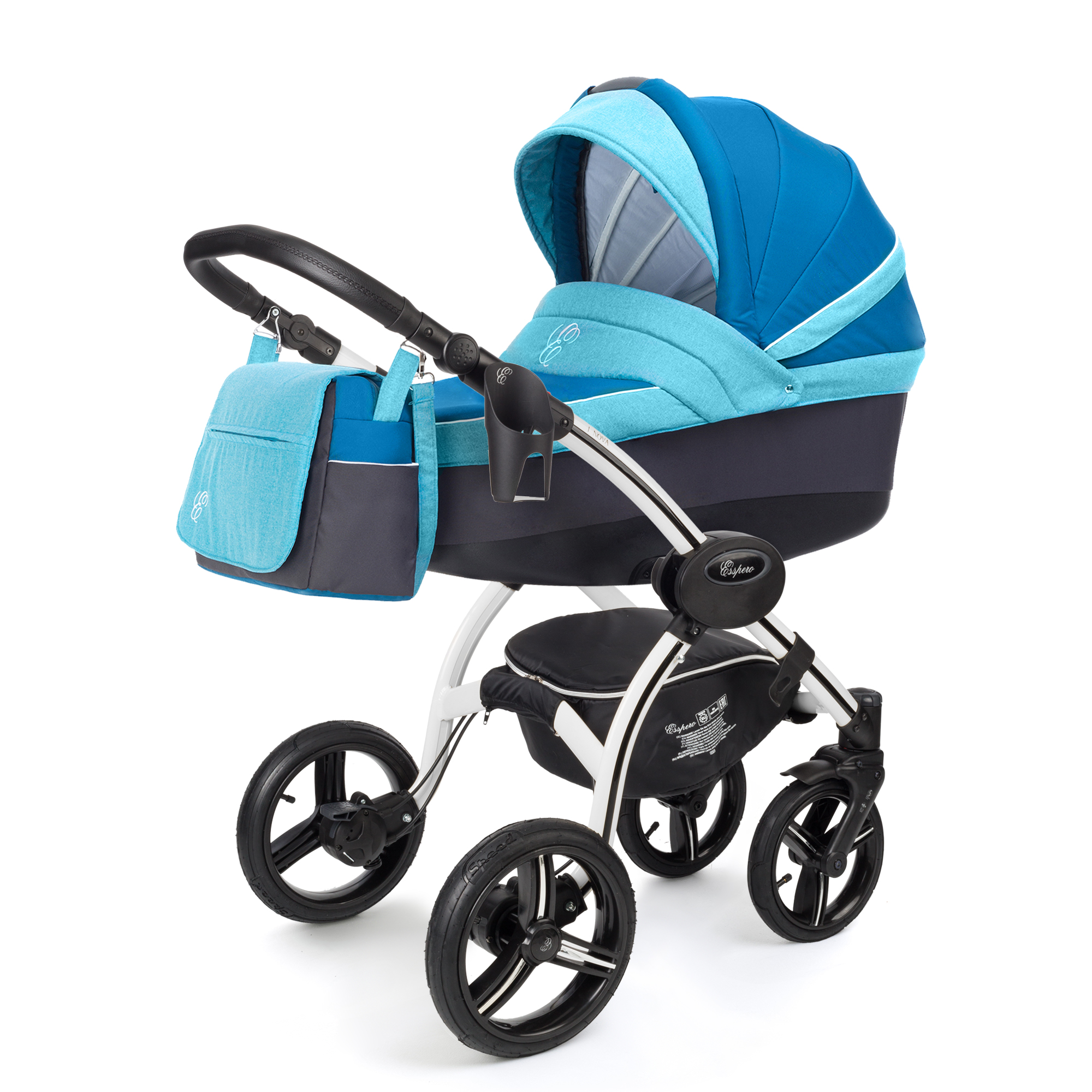 Коляска для новорожденных Esspero Grand I-Nova (шасси White) Breeze