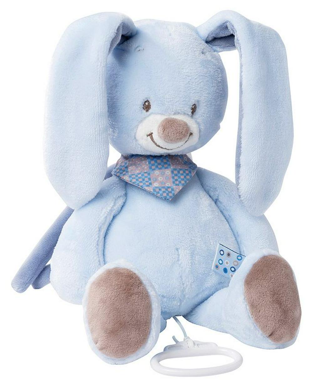 Мягкая музыкальная игрушка Nattou Soft Toy Mini Alex Bibou Кролик 321068