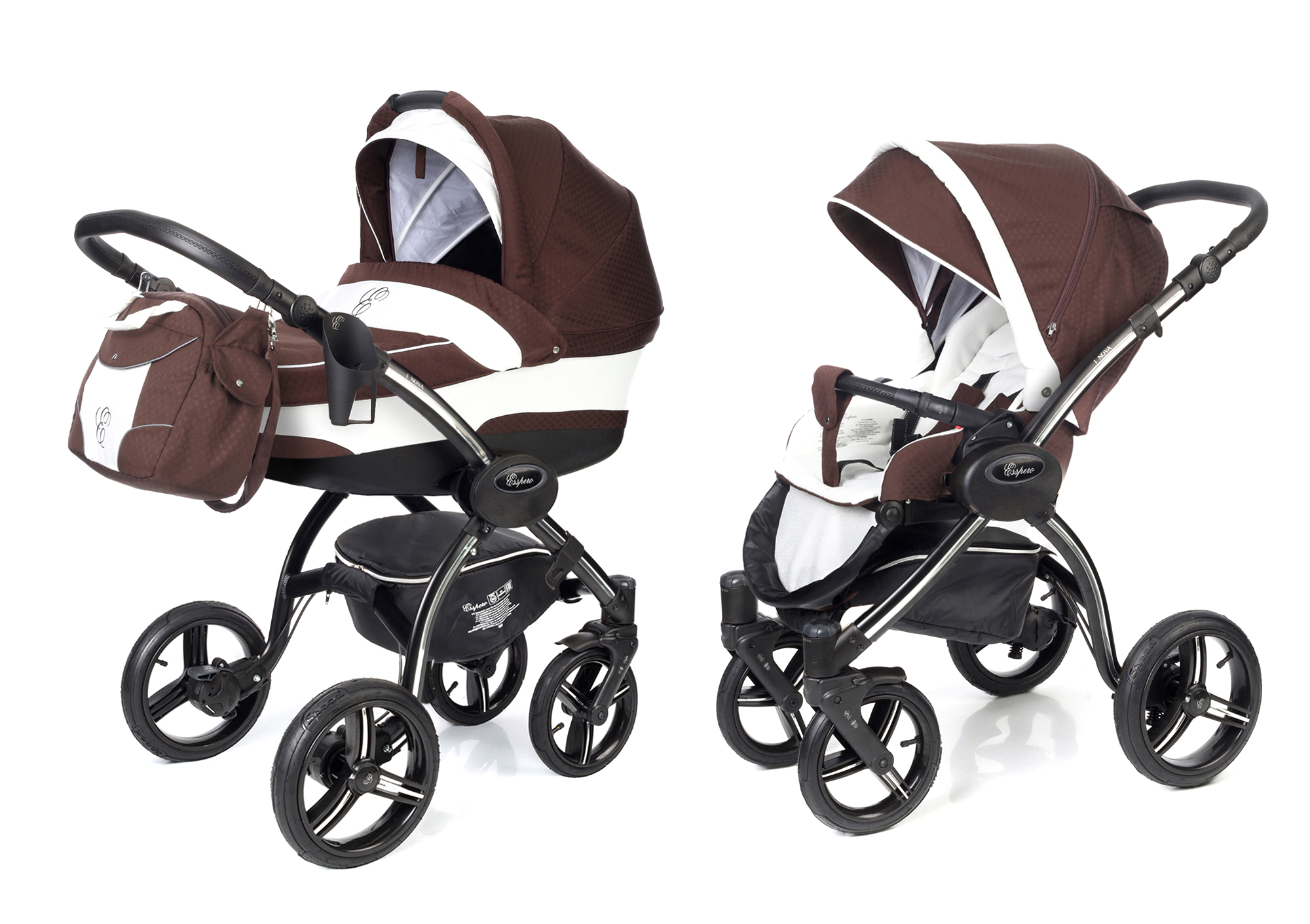 Коляска 2 в 1 Esspero I-Nova (шасси Graphite) Chocco