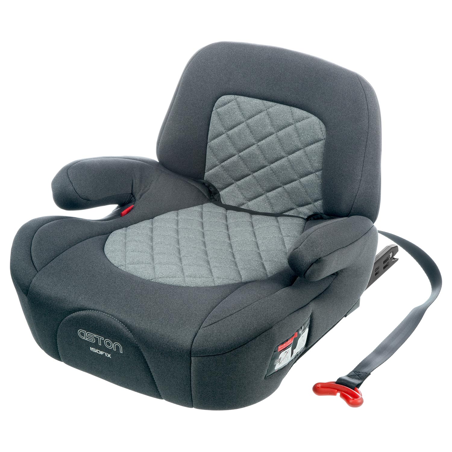 Автокресло-бустер Best Baby ASTON ISOFIX, группа 3 серый-св.серый