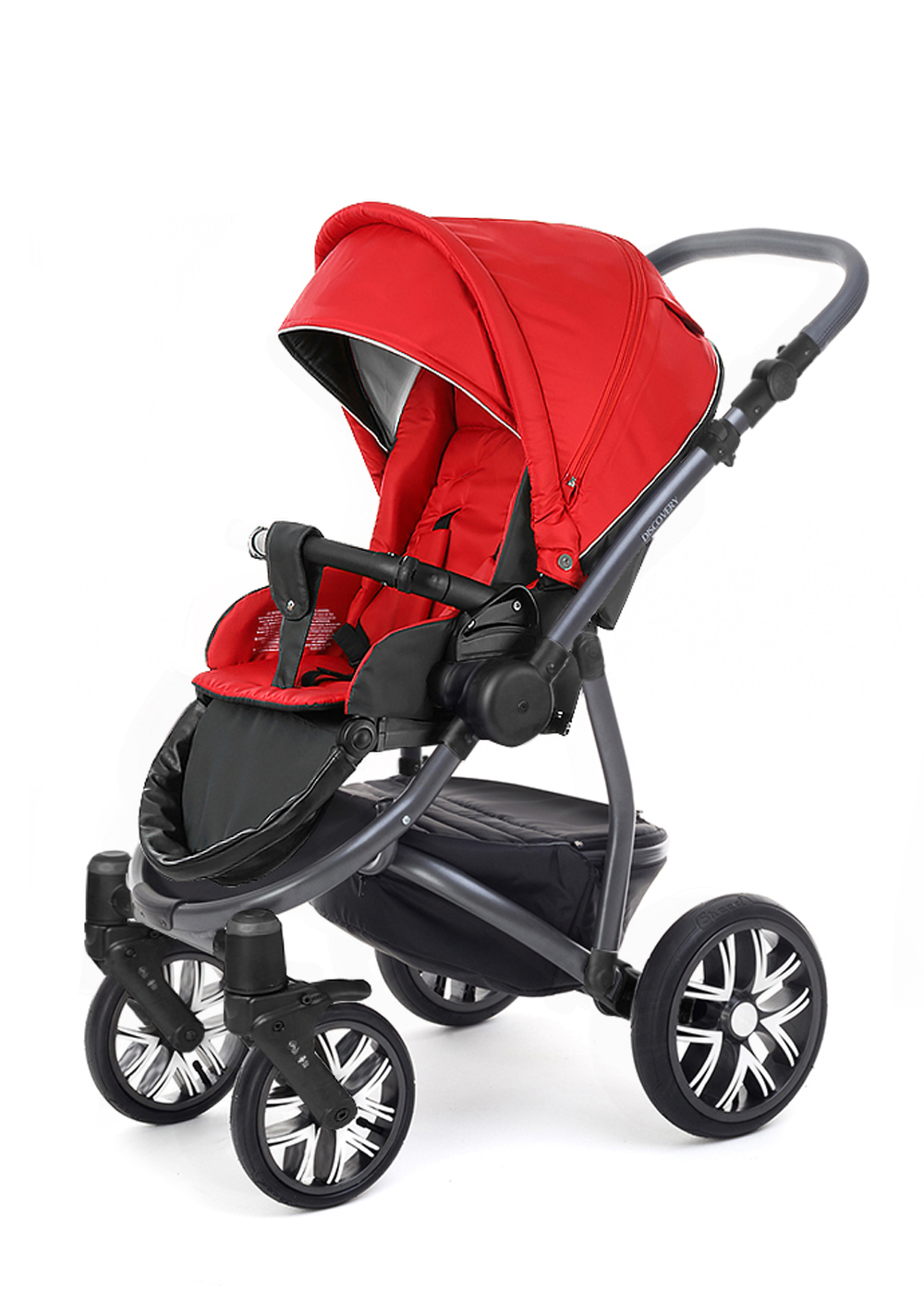 Прогулочная коляска Esspero Discovery Alu (шасси Graphite) Red