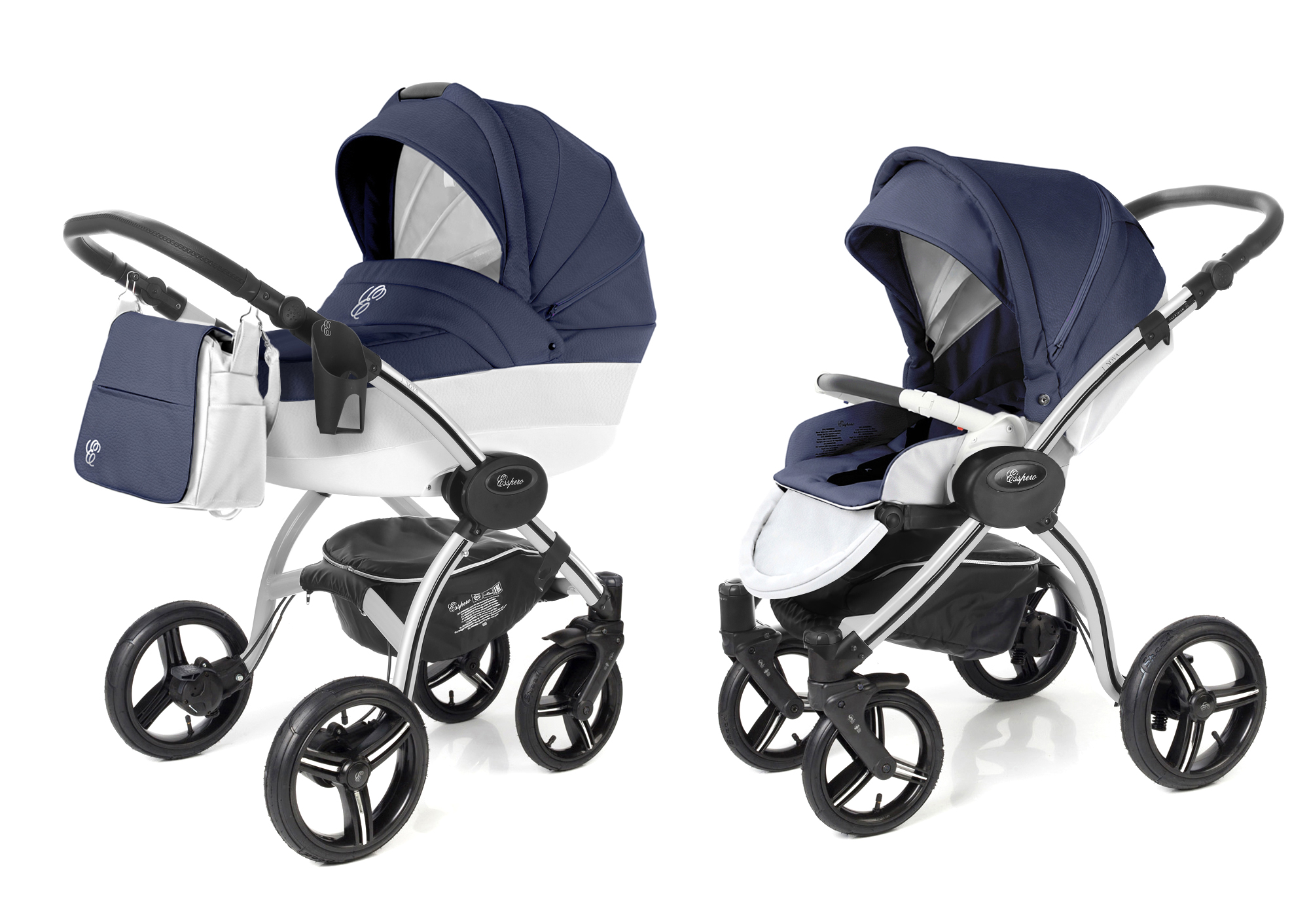 Коляска 2 в 1 Esspero Grand I-Nova (шасси Grey) Mar leatherette
