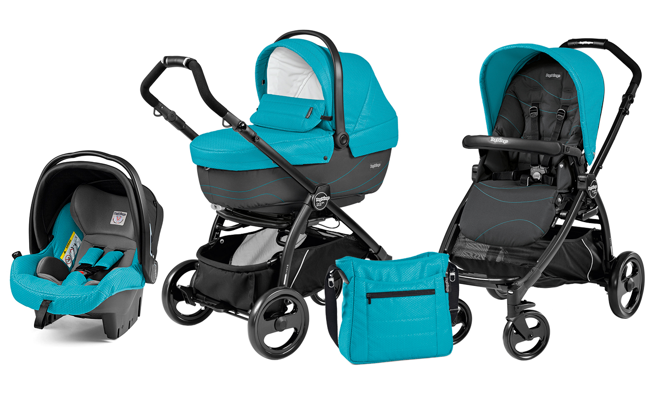 Коляска 3 в 1 Peg Perego Book Plus XL Set Modular Bloom Scuba