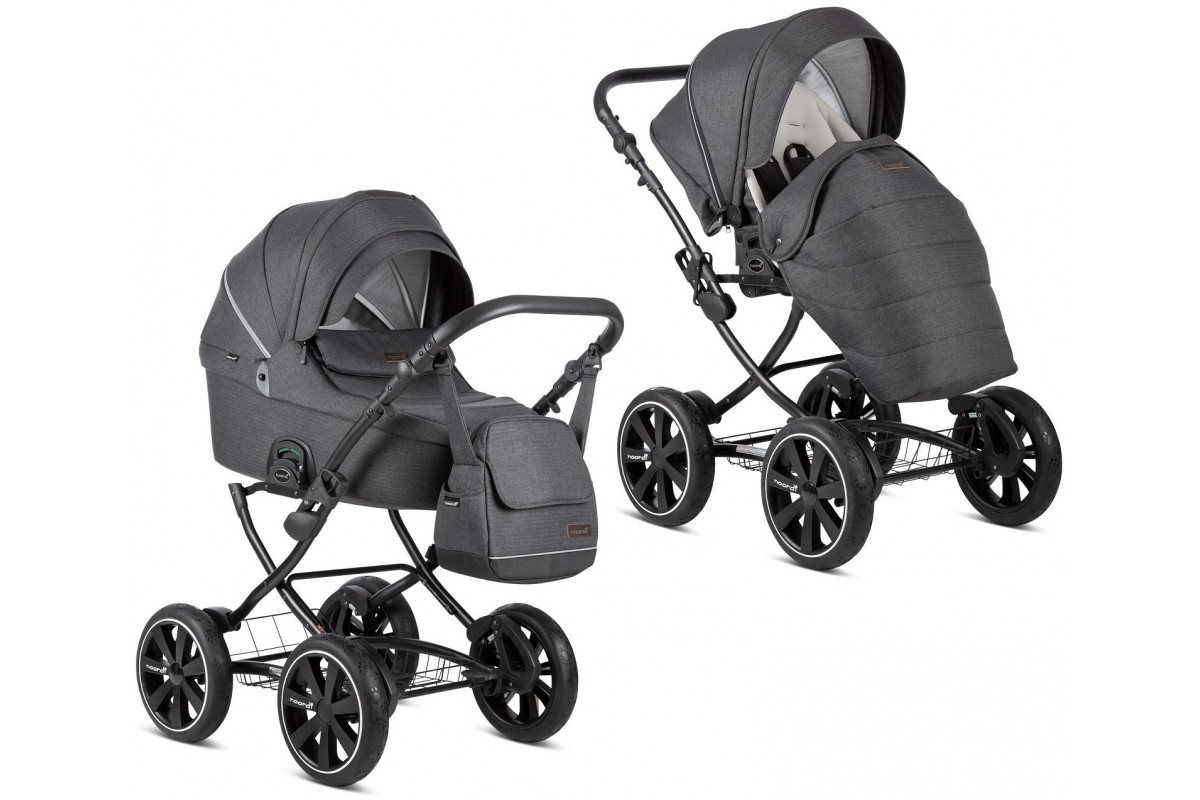 Коляска 2 в 1 Noordi Fjordi Classic Black 815/1