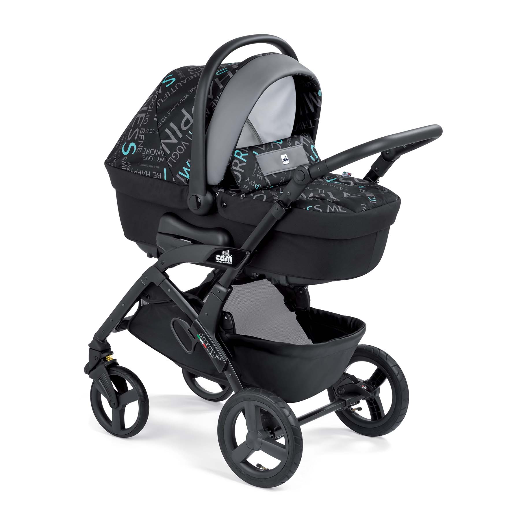 Коляска 3 в 1 Cam Dinamico Up Smart (шасси Black) 843