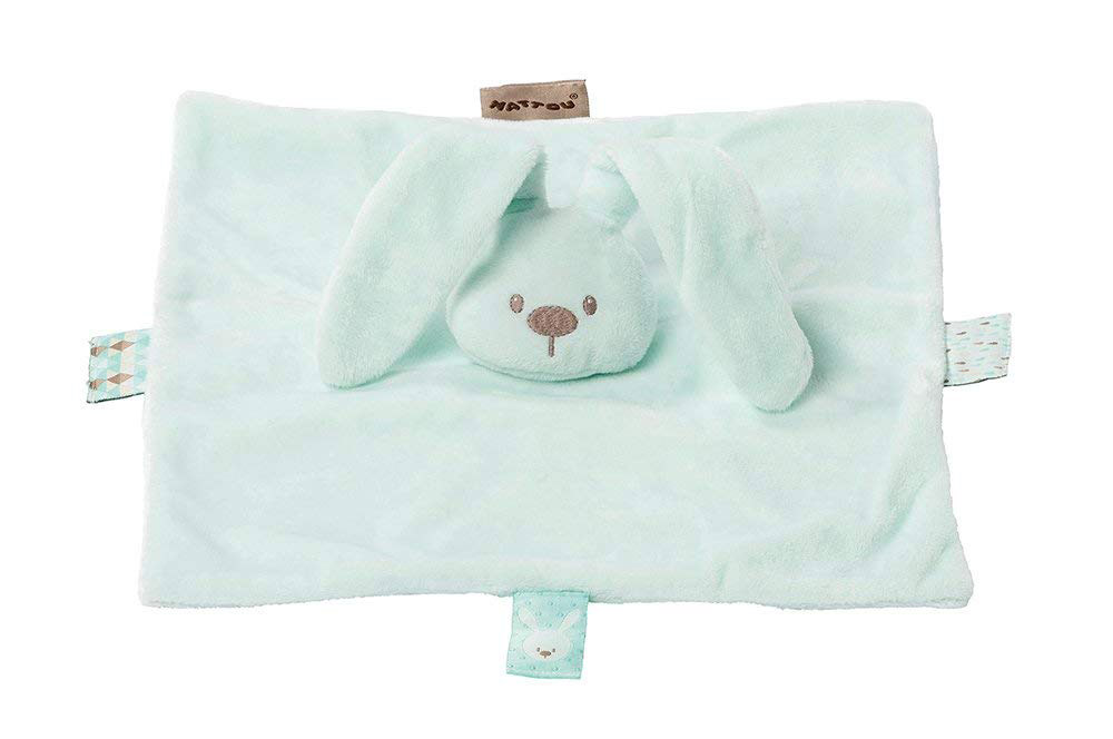 Мягкая игрушка Nattou Doudou Lapidou Кролик 878074 Mint