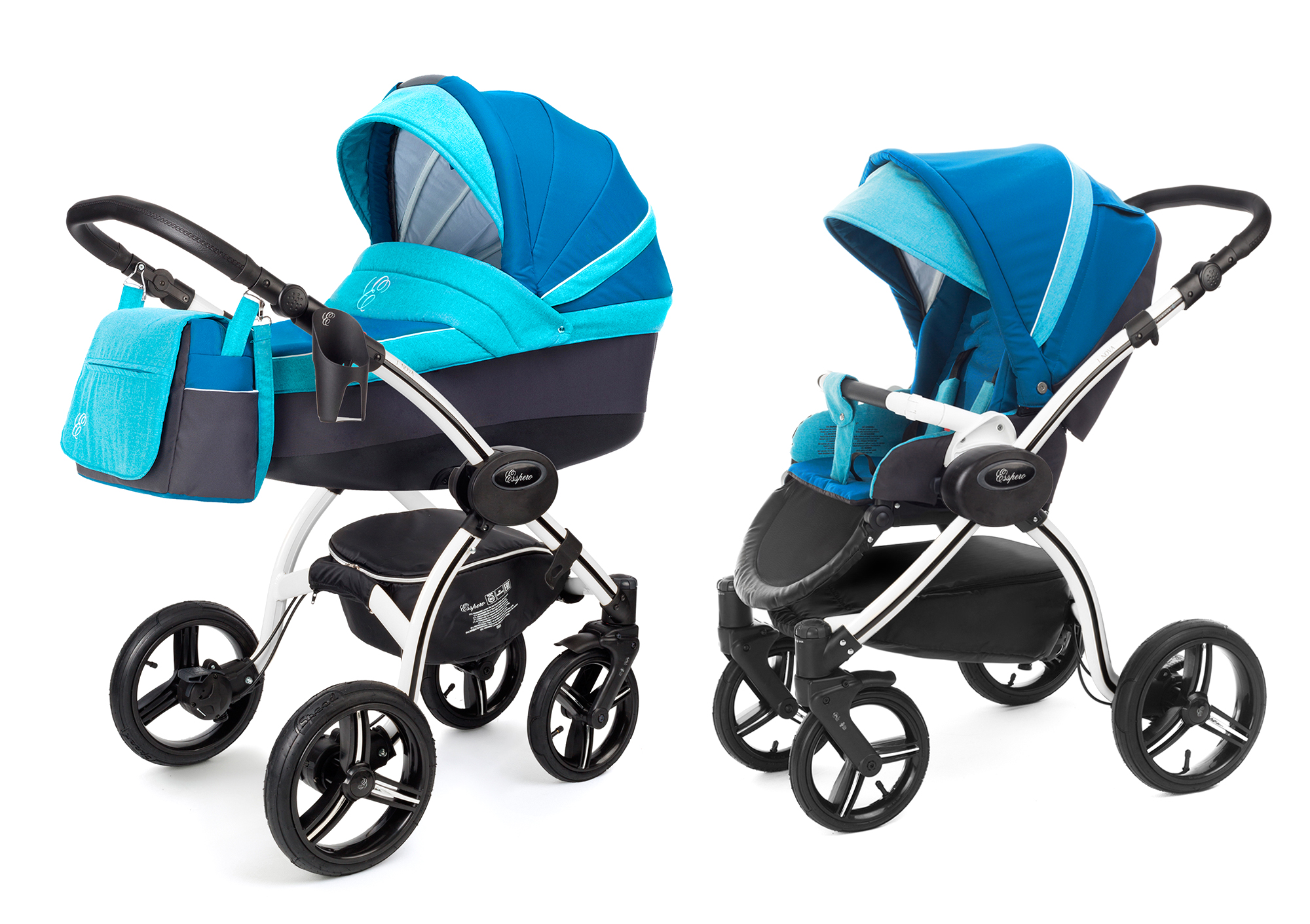 Коляска 2 в 1 Esspero Grand I-Nova (шасси White) Breeze