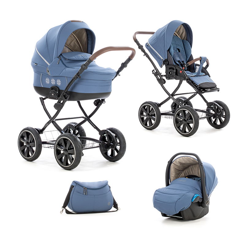 Коляска 3 в 1 Noordi Fjordi Classic Ensign Blue 854/1
