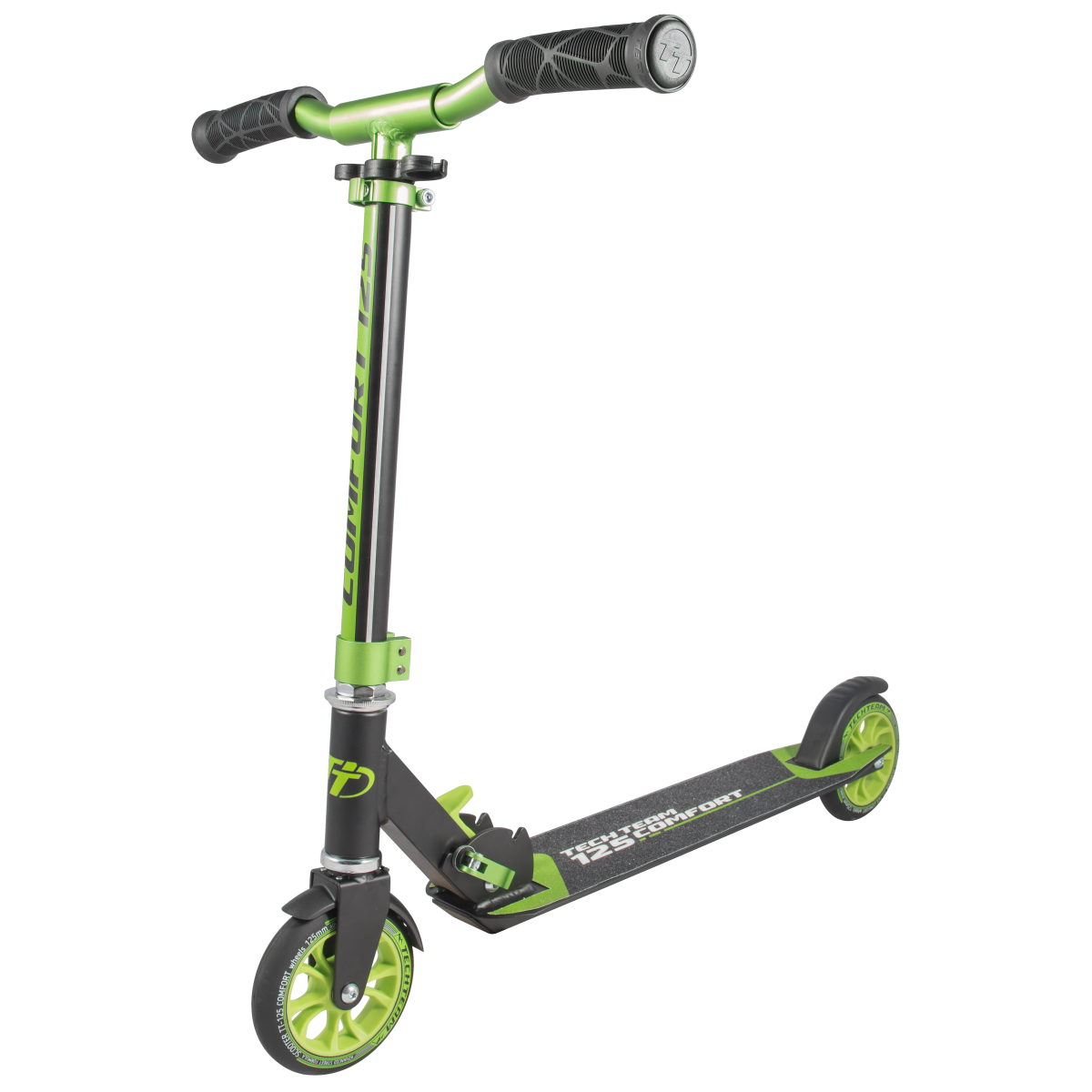 Самокат TechTeam 125 Comfort (2019) зеленый