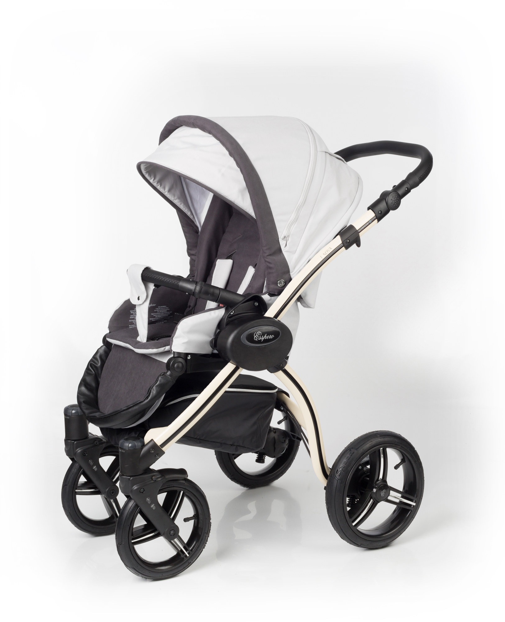 Прогулочная коляска Esspero I-Nova (шасси Beige) Grey