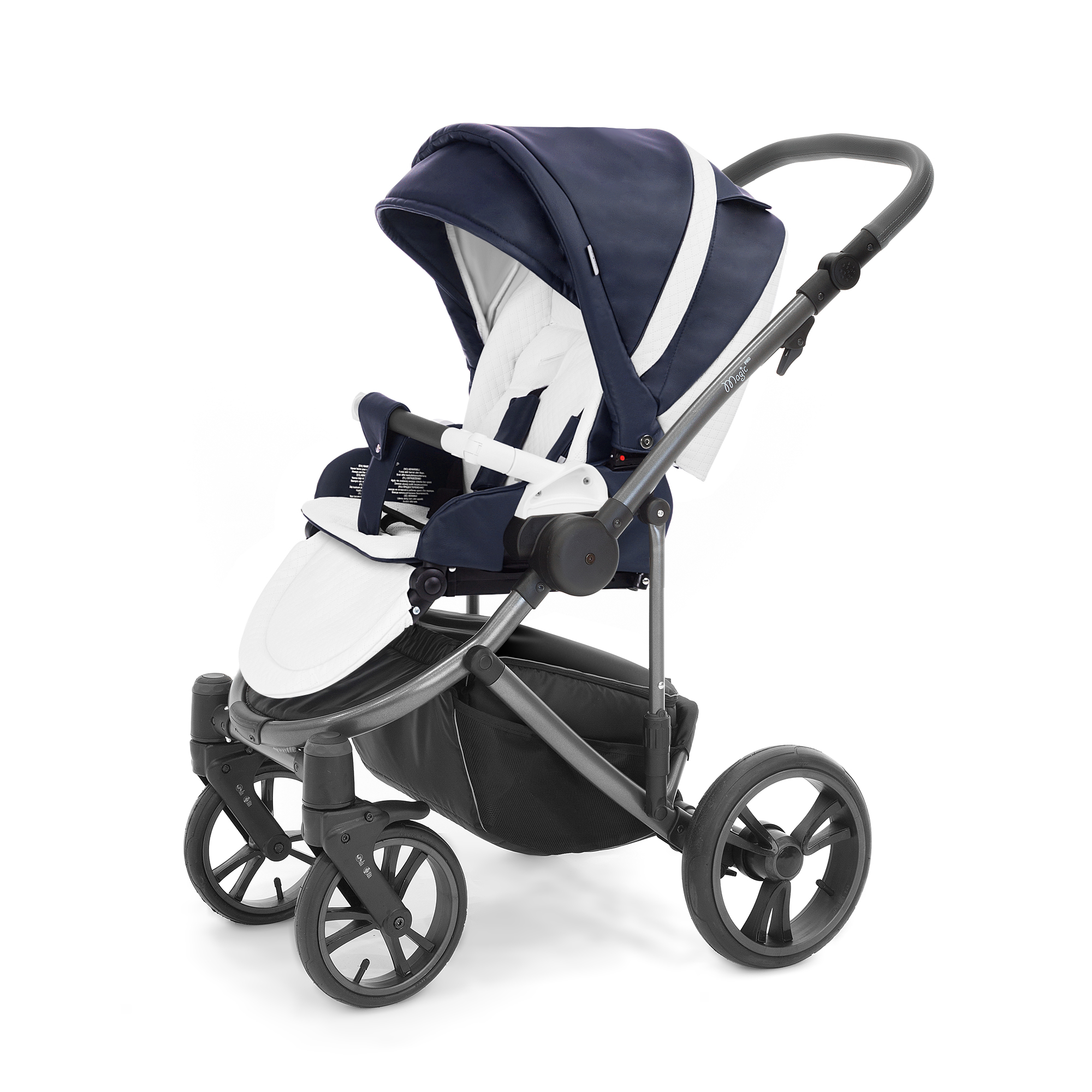 Прогулочная коляска Esspero Magic Alu (шасси Black) Nappa Navy