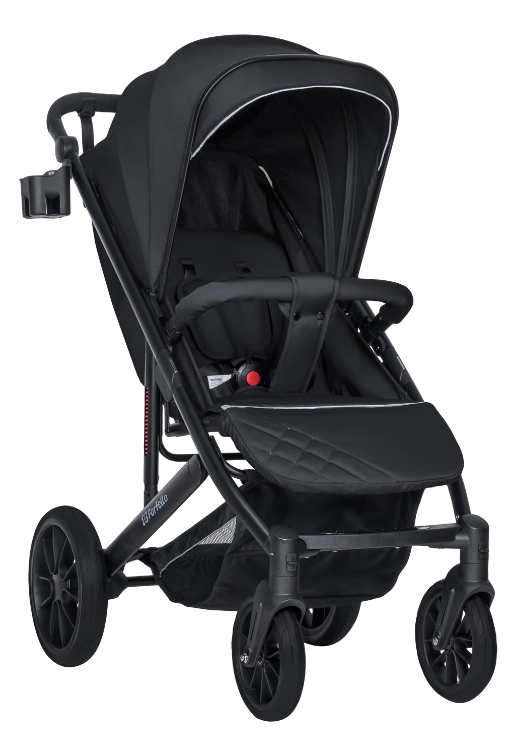 Прогулочная коляска Farfello Bonnie black Charcoal Black