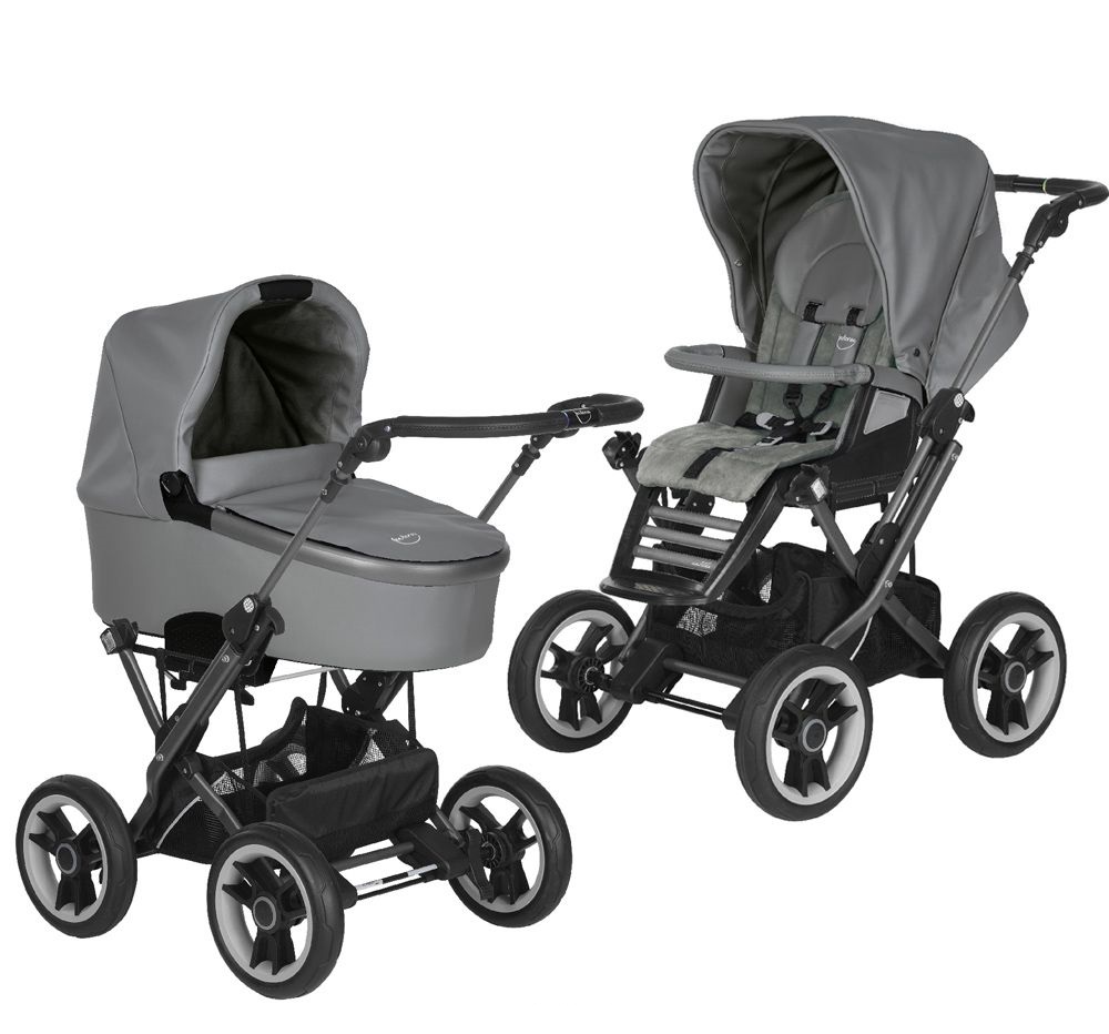 Коляска 2 в 1 Teutonia Bliss (шасси Pearl) 6055 Slate