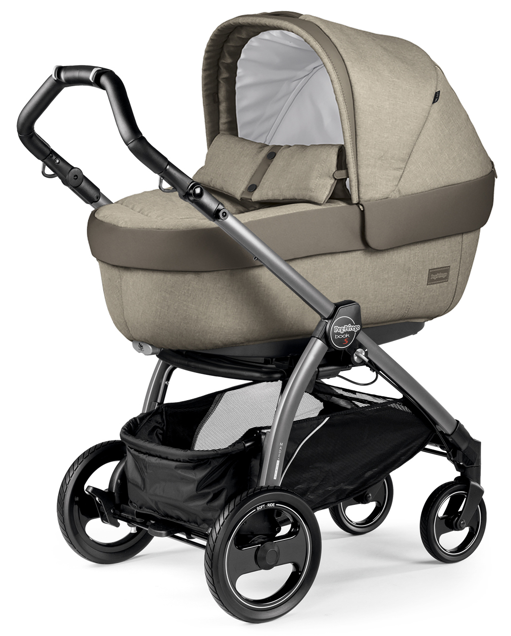 Коляска для новорожденных Peg Perego Book S Elite Cream