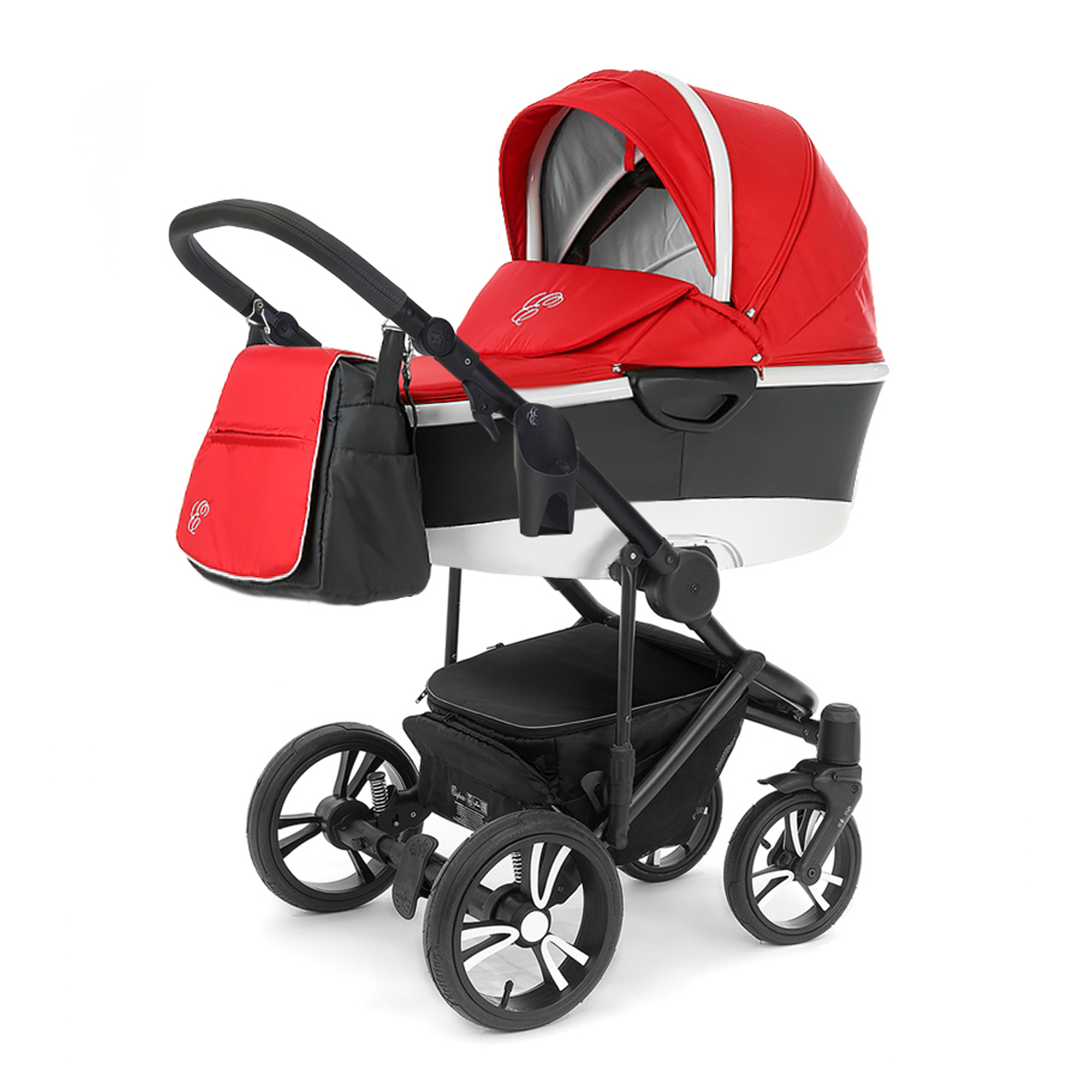 Коляска для новорожденных Esspero Magic Pro Alu (шасси Black) Red