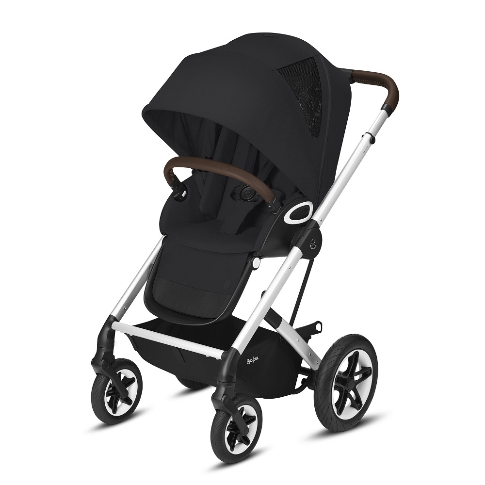 Прогулочная коляска Cybex Talos S Lux Deep Black с дождевиком