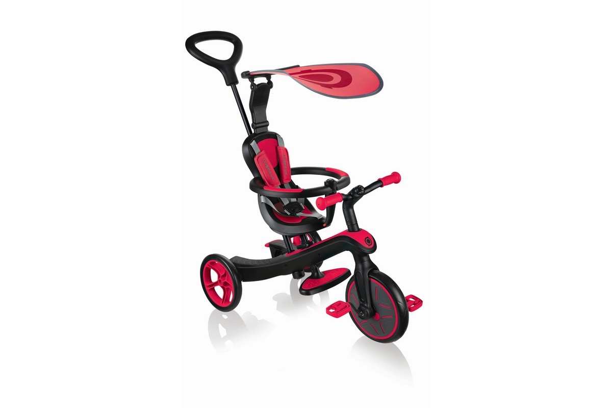 Велосипед-беговел Globber Trike Explorer (4 in 1) Красный