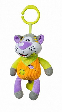 Игрушка подвеска BabyOno музыкальная Веселый Котик
