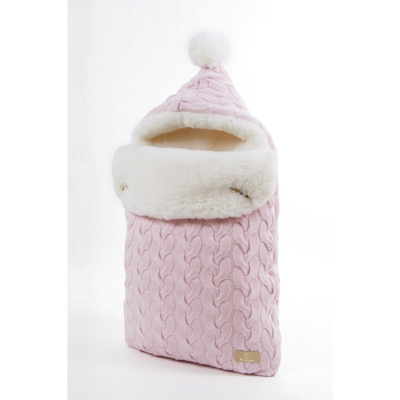 Конверт меховой Ma Licorne Mouton Rose (розовый)
