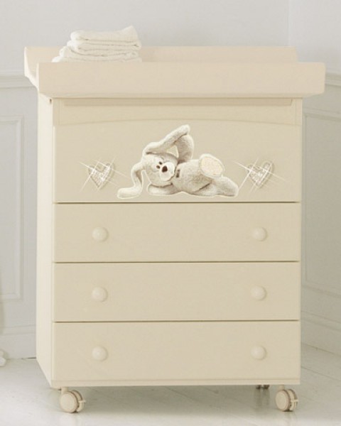 Комод пеленальный с ванночкой Baby Expert Cremino Lux by Trudi