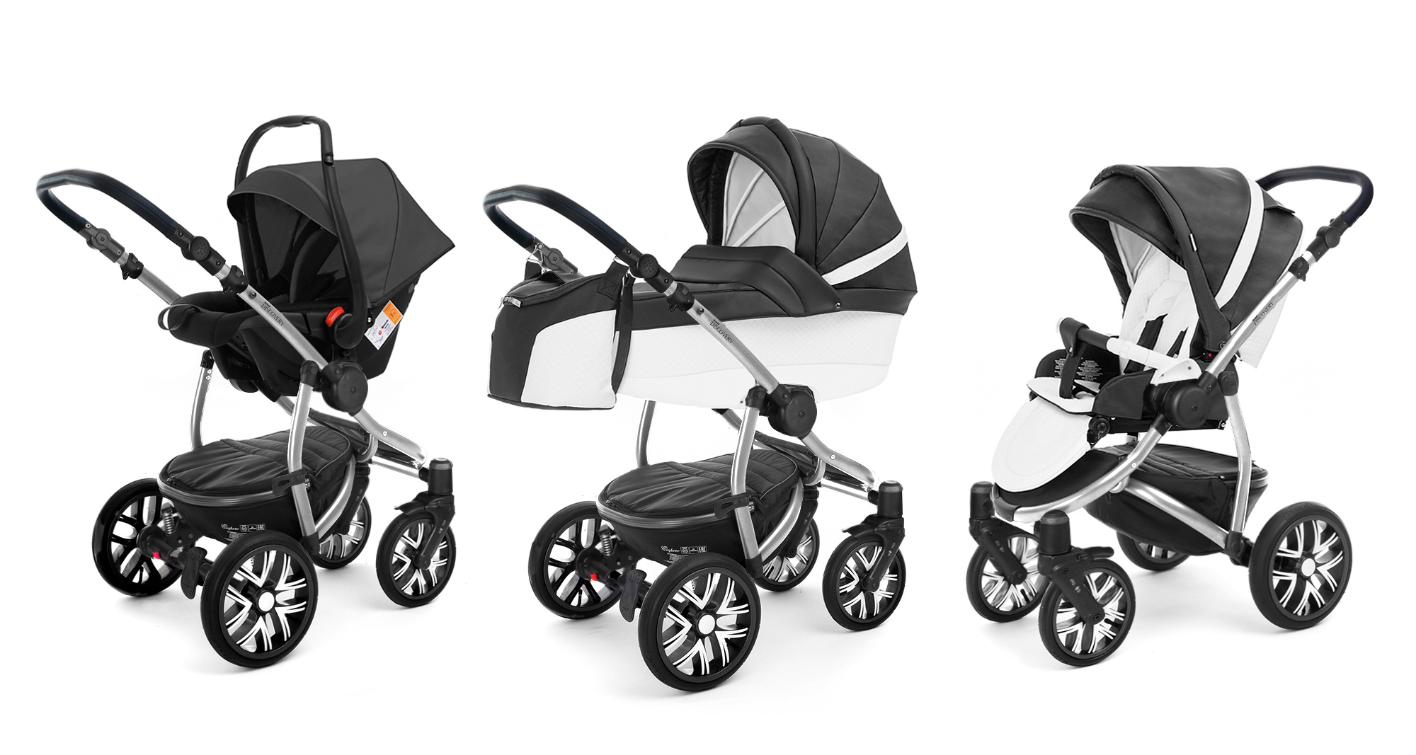 Коляска 3 в 1 Esspero Grand Discovery (шасси Grey) Nappa Graphite