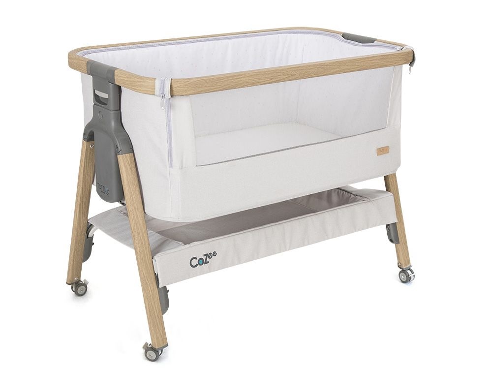 Колыбель Tutti Bambini CoZee, с колесами Oak and Silver 211205/3596